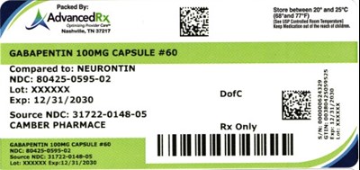 Gabapentin 100mg #60 (Gabapentin 100mg 80425 0595 02)